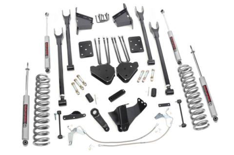 8 Inch Lift Kit 4 Link Ford F-250/F-350 Super Duty 4WD (2008-2010) Rough Country