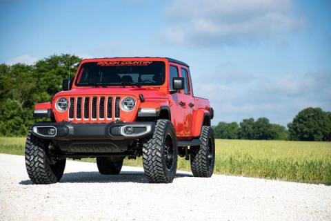3.5 Inch Lift Kit Spacers with V2 Shocks 20-Up Jeep Gladiator JT 4WD Rough Country
