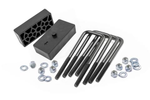 1.5 Inch Block And U-Bolt Kit 11-19 Chevy/GMC 2500HD/3500HD Rough Country