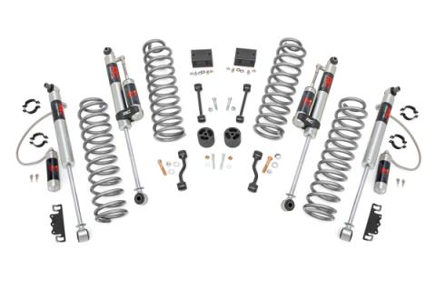 2.5 Inch Lift Kit Coils M1R Jeep Wrangler Unlimited Rubicon 4WD (2018-2023) Rough Country