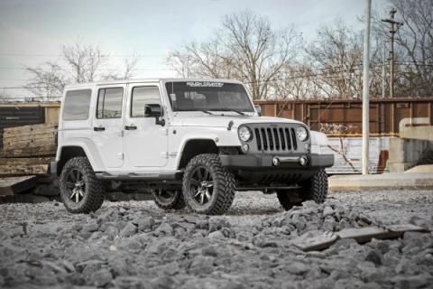 2.5 Inch Lift Kit Coils M1 Jeep Wrangler Unlimited 2WD/4WD (2007-2018) Rough Country