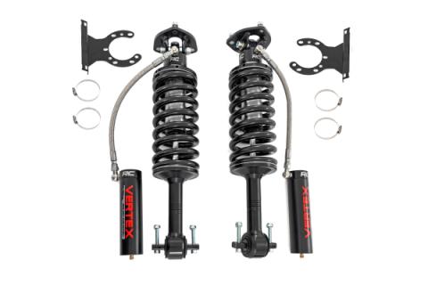 Ford Front Adjustable Vertex Coilovers 14-19 F-150 2WD for 6.5-7.5 Inch Lifts Rough Country