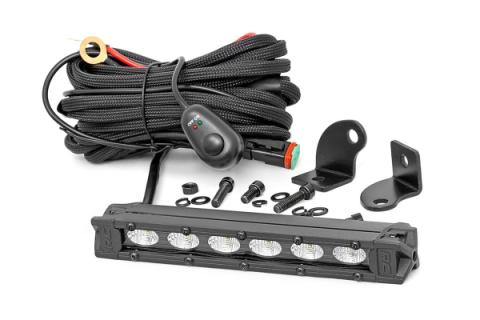 6 Inch Black Series LED Light Bar Slim Line Rough Country