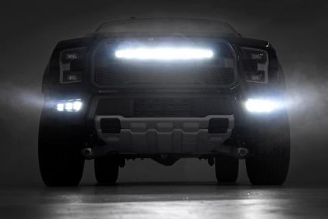 Ford 30 Inch LED Hidden Grille Kit 17-20 F-150 Raptor Rough Country