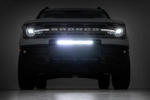 20 Inch CREE LED Light Bar Single Row Black Series Rough Country