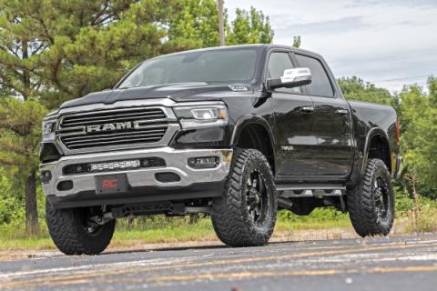 Dodge 20 Inch LED Bumper Kit Chrome Series w/Amber DRL 19-20 RAM 1500 Rough Country