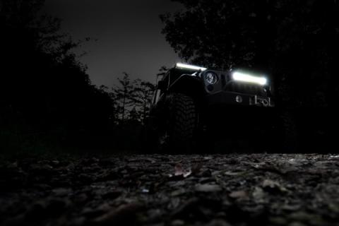 12 Inch CREE LED Light Bar Dual Row Black Series Rough Country