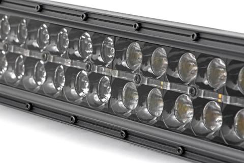 50 Inch CREE LED Light Bar Dual Row Black Series w/Amber DRL Rough Country