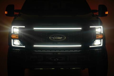 LED Light Kit Grille Mount 30 Inch DRL Ford F-250/F-350 Super Duty (17-22) Rough Country