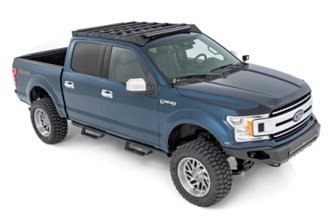 Ford 2-inch LED Lower Windshield Ditch Kit w/ Cool White DRL 15-21 Ford F-150 Rough Country