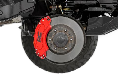 Caliper Covers Rear Red Elec Brakes Ford Expedition/F-150/Raptor Rough Country