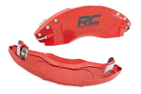 Caliper Covers Rear Red Ford F-150 2WD/4WD (2021-2025) Rough Country