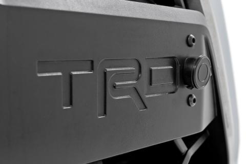 Hybrid Front Bumper 12000S Black LED w/ Amber DRL Toyota Tundra (22-26) Rough Country
