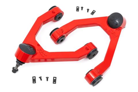 Red Forged Upper Control Arms 2-3 Inch Lift Silverado/Sierra 1500 Truck &amp; SUV (88-99) Rough Country