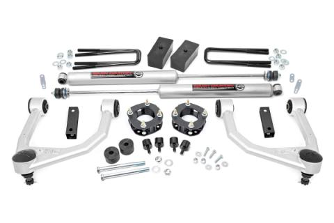 3.5 Inch Toyota Bolt-On Lift Kit w/N3 Shocks 07-20 Tundra 2WD/4WD Rough Country