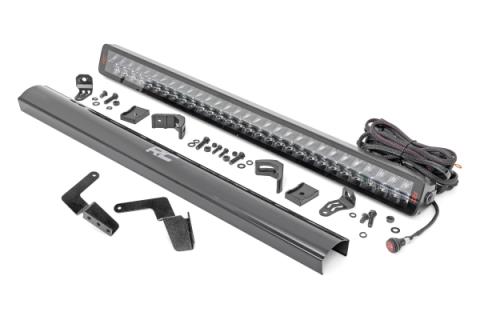 LED Light Kit Bumper Mount 30 Inch Spectrum Dual Row Toyota FJ Cruiser (07-14) Rough Country