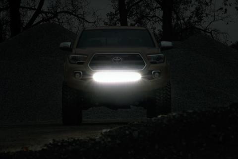 LED Light Kit Lower Grille Mount 30 Inch Spectrum Single Row Toyota Tacoma (16-23) Rough Country
