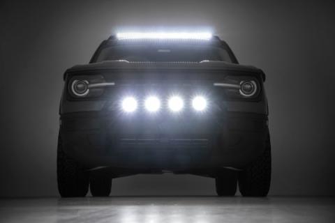 LED Light Kit Roof Rack Mount 40 Inch Spectrum Single Row Ford Bronco Sport (21-26) Rough Country