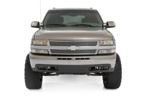 LED Light Kit Ditch Mount 2 Inch Black Pair Amber DRL Chevy Silverado 1500 (99-06) Rough Country