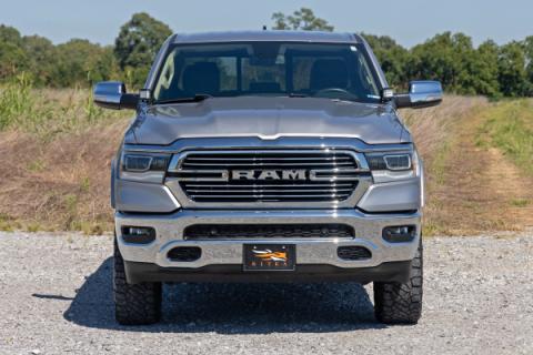 LED Light Kit Ditch Mount Black Series Round 3.5 Inch Amber DRL Ram 1500 (19-26) Rough Country