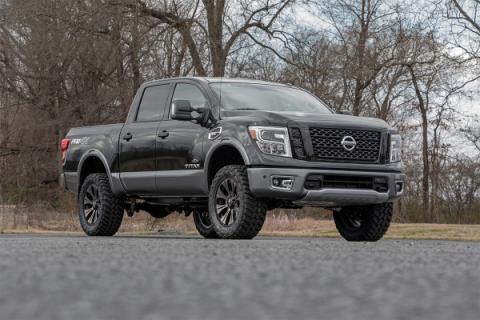 3 Inch Nissan Bolt-On Lift Kit No Struts 04-20 Titan 2WD/4WD Rough Country