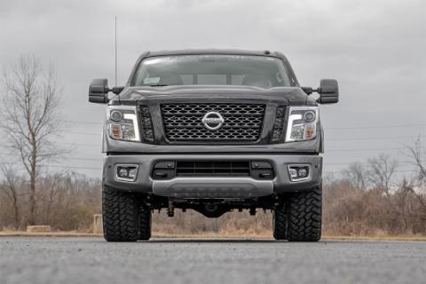 3 Inch Nissan Bolt-On Lift Kit No Struts 04-20 Titan 2WD/4WD Rough Country
