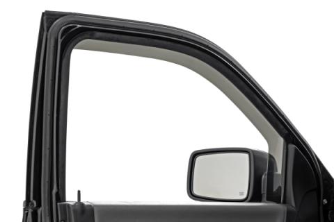 Side Window Deflectors In Channel Rain Guard Ram 1500/2500/3500 (10-25 &amp; Classic) Rough Country
