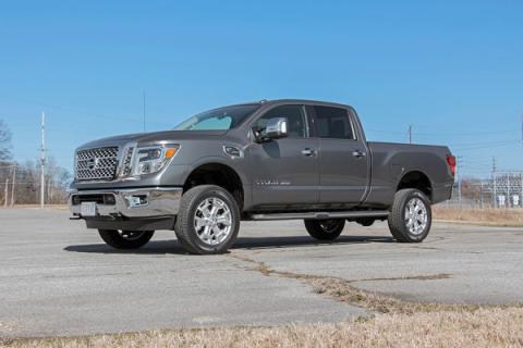 2 Inch Leveling Lift Kit Red 16-Up Titan XD 2WD/4WD Rough Country