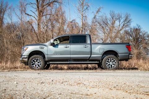 2 Inch Leveling Lift Kit Red 16-Up Titan XD 2WD/4WD Rough Country