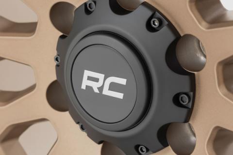 87 Series Wheel Simulated Beadlock Bronze/Black 17x8.5 5x4.5 +0mm Rough Country