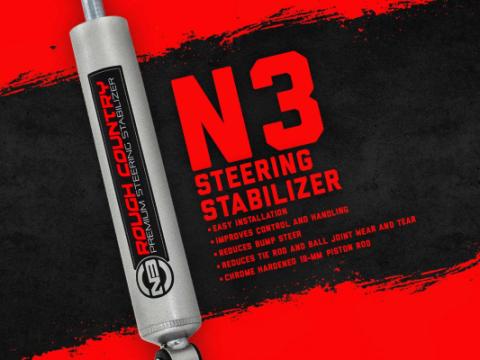 N3 Steering Stabilizer 88-99 C1500/K1500 88-00 C2500/K2500 Pickup Rough Country