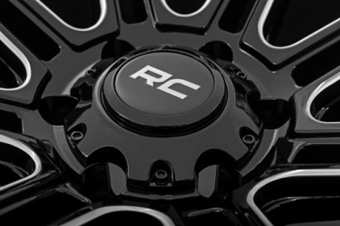 88 Series Wheel One-Piece Gloss Black 17x9 6x5.5 +0mm Rough Country