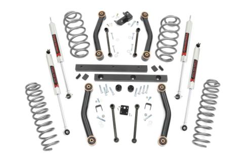 4 Inch Lift Kit M1 Jeep Wrangler TJ (03-06)/Wrangler Unlimited (04-06) Rough Country