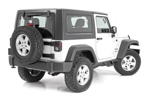 Jeep Contoured Drop Steps 07-18 Wrangler JK 2 Door Rough Country