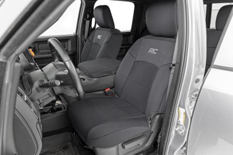 Seat Covers Front Row and Rear Row 60/40 Rear Seat Ram 2500 2WD/4WD (19-23) Rough Country