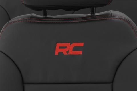 Leather Seat Covers FR Bucket RR 60/40 Chevy/GMC Sierra 1500 (19-25)/Silverado 1500 (19-26) Rough Country