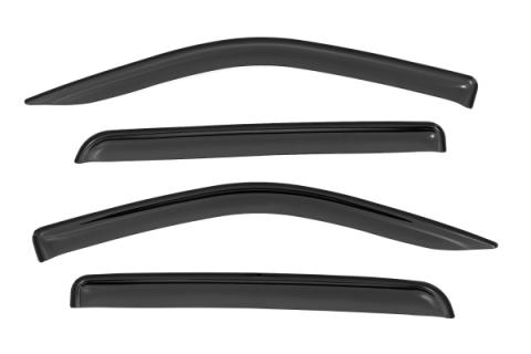 Side Window Deflectors Tape On Rain Guard Silverado/Sierra 1500/2500HD/3500HD 2WD/4WD Rough Country