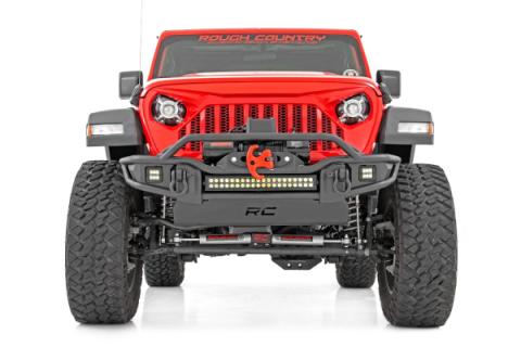3.5 Inch Lift Kit C/A Drop FR D/S Non-Rubicon Jeep Wrangler Unlimited 4WD (24-26) Rough Country