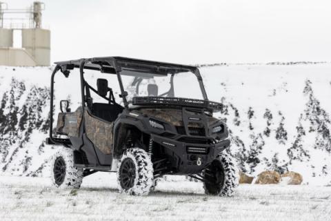 Front Cargo Rack Black Series LED 6 Inch Light Slim Line Honda Pioneer 1000 Rough Country