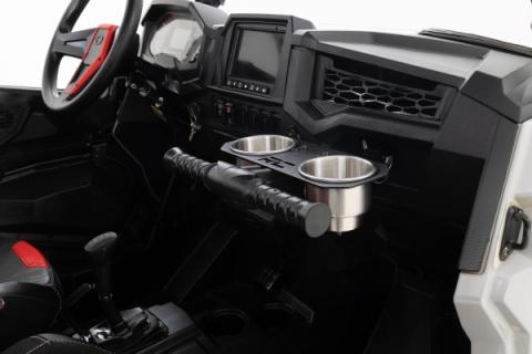 Passenger Grip Handle Dual Cup Holder Polaris RZR 4 900/RZR S 1000 Rough Country