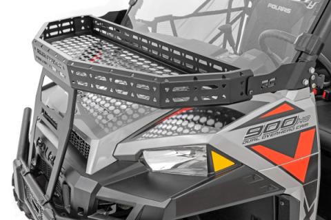 Front Cargo Rack 6 Inch Black Slimline Polaris Ranger XP 900/Ranger XP 1000 Rough Country