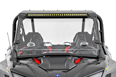30 Inch Single Row Light Mount Front Black Series Polaris RZR Turbo R Rough Country