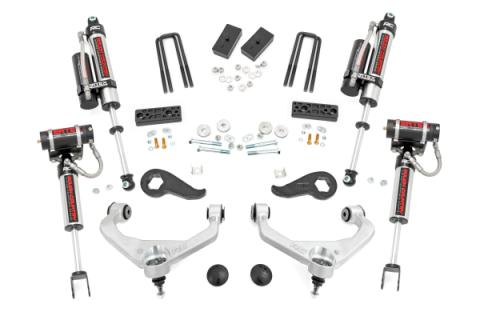 3.0 Inch GM Bolt-On Suspension Lift Kit w/ Vertex For 2020 2500HD 2WD/4WD Rough Country
