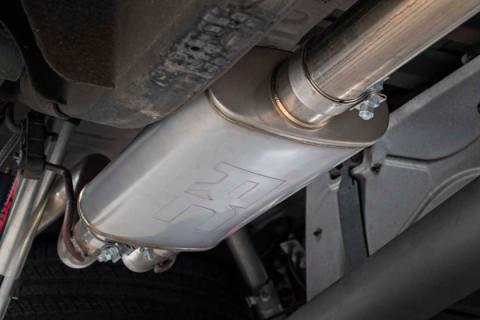 Dual Cat-Back Exhaust System w/Black Tips 09-13 Silverado/Sierra 1500 4.8L/5.3L Rough Country
