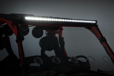 LED Light Kit Front Mount 40 Inch Black Single Row Can-Am Commander Max 1000 Rough Country