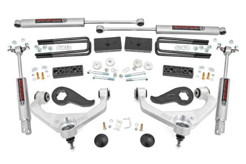 3 Inch Lift Kit w/ Overloads Silverado/Sierra 2500HD/3500HD (20-26) Rough Country