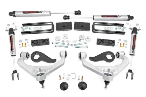 3 Inch Lift Kit UCAs V2 w/ Overloads Silverado/Sierra 2500HD/3500HD (20-26) Rough Country