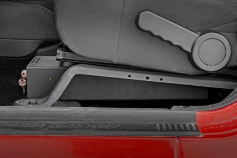 Jeep Under Seat Lock Box 07-18 Jeep Wrangler JK/JKU Rough Country