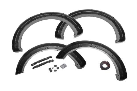 Fender Flares Defender UH Tuxedo Black Metallic Ford F-150 (15-20) Rough Country