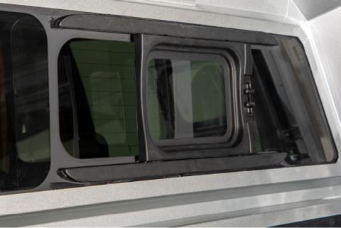 Tacoma Truck Bed Cap SmartCapEVOa Adventure Matte Black For 16-23 Toyota Tacoma 6 Foot Standard Bed SmartCap